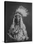 Weasel Tail Piegan Indian Native American Curtis Photograph-Lantern Press-Stretched Canvas