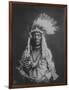 Weasel Tail Piegan Indian Native American Curtis Photograph-Lantern Press-Framed Art Print