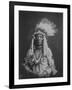 Weasel Tail Piegan Indian Native American Curtis Photograph-Lantern Press-Framed Art Print