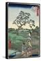 Weather Clearing at Sekiya Village, November 1861-null-Framed Stretched Canvas