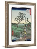 Weather Clearing at Sekiya Village, November 1861-null-Framed Giclee Print