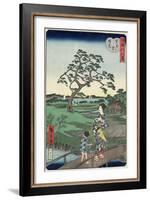 Weather Clearing at Sekiya Village, November 1861-null-Framed Giclee Print