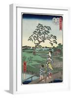 Weather Clearing at Sekiya Village, November 1861-null-Framed Giclee Print