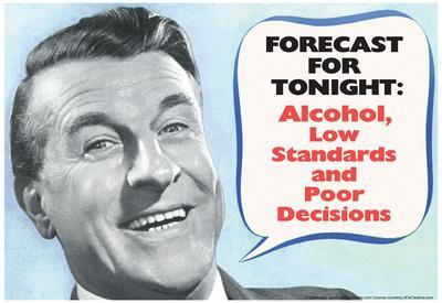 T-shirt Humour Bière « Tonight's Forecast » – 100% Coton, Noir, Tailles S à 3XL, Neuf Sans étiquette