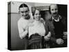 Weather Report Band Members Jaco Pastorius and Joe Zawinul with Jacki Kirkham-Pamflett at the Odeon-Denis Williams-Stretched Canvas