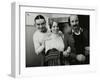 Weather Report Band Members Jaco Pastorius and Joe Zawinul with Jacki Kirkham-Pamflett at the Odeon-Denis Williams-Framed Photographic Print