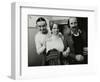 Weather Report Band Members Jaco Pastorius and Joe Zawinul with Jacki Kirkham-Pamflett at the Odeon-Denis Williams-Framed Photographic Print