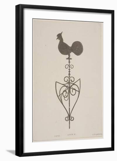 Weather Vane from St Stephen, Coleman Street, London, C1850-JS Gardener-Framed Premium Giclee Print