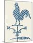 Weather Vane Rooster-Tina Carlson-Mounted Art Print