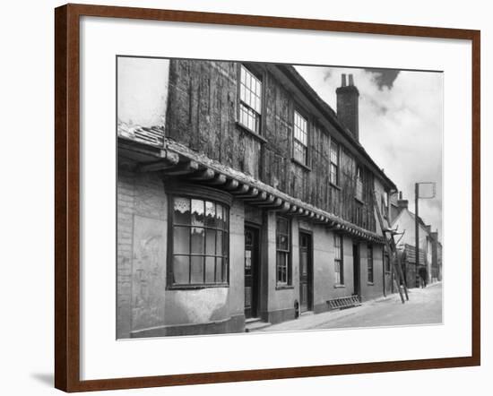 Weatherboard Cottages-null-Framed Photographic Print