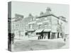 Weatherboard Houses and Shops on the Albert Embankment, Lambeth, London, 1900-null-Stretched Canvas