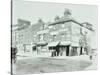 Weatherboard Houses and Shops on the Albert Embankment, Lambeth, London, 1900-null-Stretched Canvas