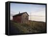 Weathered Barn on Coast, Lofoten Islands, Norway, Scandinavia, Europe-Purcell-Holmes-Framed Stretched Canvas