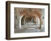 Weathered Brick Arches in a Bastion of Civil War Era Fort Pickens in the Gulf Islands National Seas-Colin D Young-Framed Photographic Print