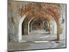 Weathered Brick Arches in a Bastion of Civil War Era Fort Pickens in the Gulf Islands National Seas-Colin D Young-Mounted Photographic Print