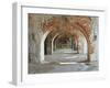 Weathered Brick Arches in a Bastion of Civil War Era Fort Pickens in the Gulf Islands National Seas-Colin D Young-Framed Photographic Print