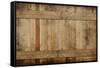 Weathered Cedar Background Panel.-Hannamariah-Framed Stretched Canvas