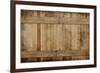 Weathered Cedar Background Panel.-Hannamariah-Framed Photographic Print