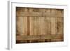 Weathered Cedar Background Panel.-Hannamariah-Framed Photographic Print