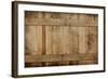 Weathered Cedar Background Panel.-Hannamariah-Framed Photographic Print