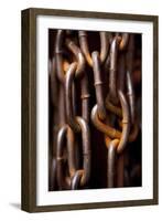 Weathered Chains-Melissa McClain-Framed Art Print