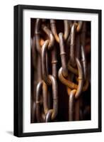 Weathered Chains-Melissa McClain-Framed Art Print