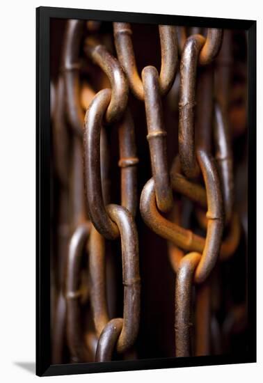 Weathered Chains-Melissa McClain-Framed Art Print