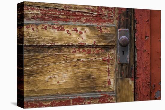 Weathered Door I-Kathy Mahan-Stretched Canvas