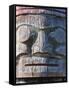 Weathered Face on Totem Pole Outside the Maritime Museum, Vancouver, British Columbia, Canada, Nort-Martin Child-Framed Stretched Canvas