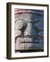 Weathered Face on Totem Pole Outside the Maritime Museum, Vancouver, British Columbia, Canada, Nort-Martin Child-Framed Photographic Print