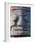 Weathered Face on Totem Pole Outside the Maritime Museum, Vancouver, British Columbia, Canada, Nort-Martin Child-Framed Photographic Print