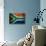 Weathered Flag Of South Africa, Fabric Textured-Gilmanshin-Stretched Canvas displayed on a wall