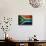 Weathered Flag Of South Africa, Fabric Textured-Gilmanshin-Stretched Canvas displayed on a wall