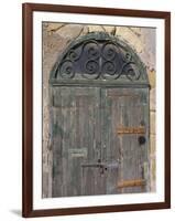 Weathered old door, Valletta, Malta-Alan Klehr-Framed Photographic Print