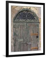 Weathered old door, Valletta, Malta-Alan Klehr-Framed Photographic Print