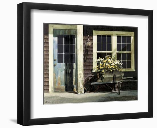 Weathered Post-Zhen-Huan Lu-Framed Art Print