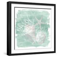 Weathered Shell Assortment I-June Vess-Framed Art Print