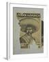 Weathered Street Poster Depicting Pancho Villa, Oaxaca, Mexico-Judith Haden-Framed Premium Photographic Print