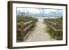 Weathered Walk-Mary Lou Johnson-Framed Art Print