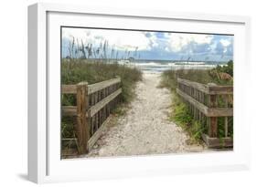 Weathered Walk-Mary Lou Johnson-Framed Art Print