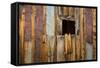 Weathered Wall I-Kathy Mahan-Framed Stretched Canvas
