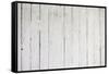 Weathered White Wood-H2Oshka-Framed Stretched Canvas