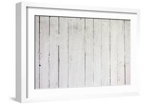 Weathered White Wood-H2Oshka-Framed Photographic Print