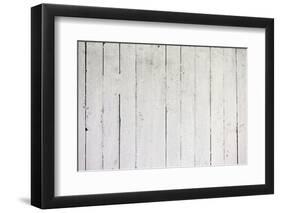 Weathered White Wood-H2Oshka-Framed Photographic Print