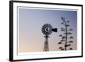 Weathered Windmill-Donald Paulson-Framed Giclee Print