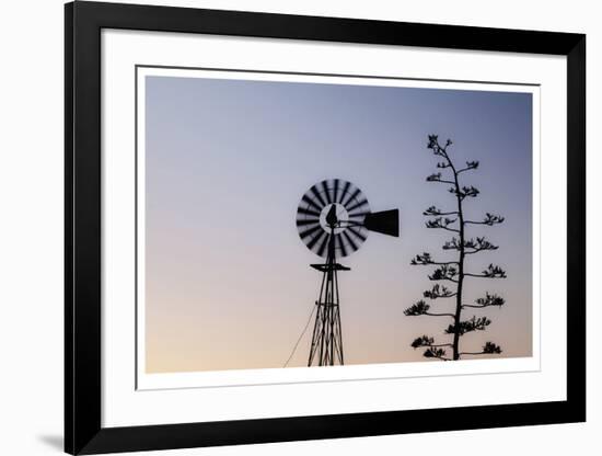 Weathered Windmill-Donald Paulson-Framed Giclee Print