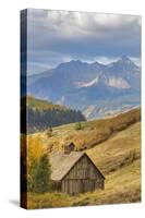 Weathered Wooden Barn Near Telluride in the Uncompahgre National Forest, Colorado, Usa-Chuck Haney-Stretched Canvas