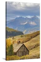 Weathered Wooden Barn Near Telluride in the Uncompahgre National Forest, Colorado, Usa-Chuck Haney-Stretched Canvas