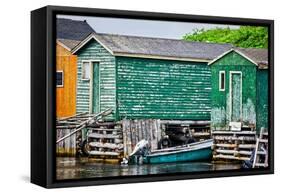 Weathered-Chuck Burdick-Framed Stretched Canvas