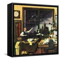 "Weatherman Was Right," April 27, 1946-Stevan Dohanos-Framed Stretched Canvas